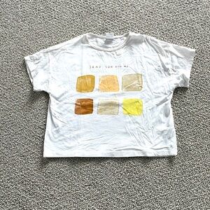 Zara girls t-shirt. Size 11/12. White